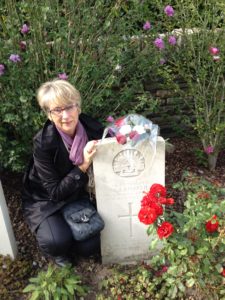 Libby Hathorn at the Somme
